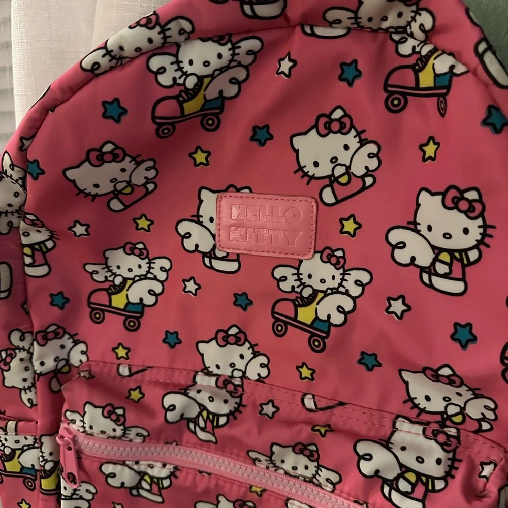 Hello Kitty Pink Patterned Kids Backpack - Picture 3 of 6
